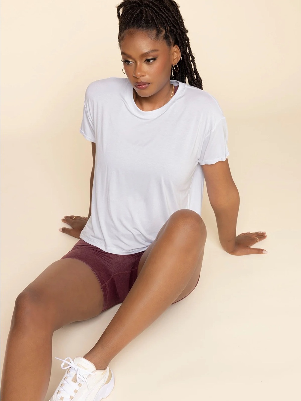 Popflex Active White Perfect Tee